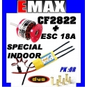  BRUSHLESS CF2822 EMAX 202W + ESC 18A DYS TRACTION 700g