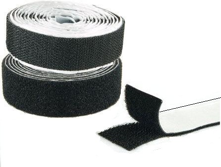 Scratch type Velcro adhésif noir - Mercerie