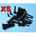 LOT DE 6 STOPEURS  DOMINOS M2  POUR TRINGLERIE JUSQU'A 1.2mm  