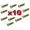 LOT DE 10 VIS CRUCIFORME M3 X 8mm