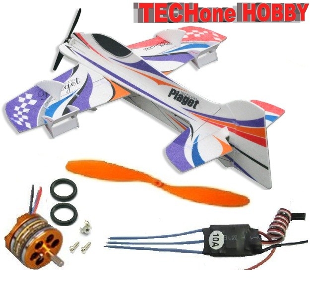 KIT AVION EPP PIAGET TECHone COMBO 1 POIDS PLUME RC