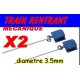 TRAIN RENTRANT PICO MECANIQUE LONG:140 DIAMETRE 2mm PAR 2 PIECES