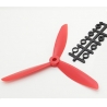 HELICE 3 PALES PROPULSIVE  6X4.5 ROUGE
