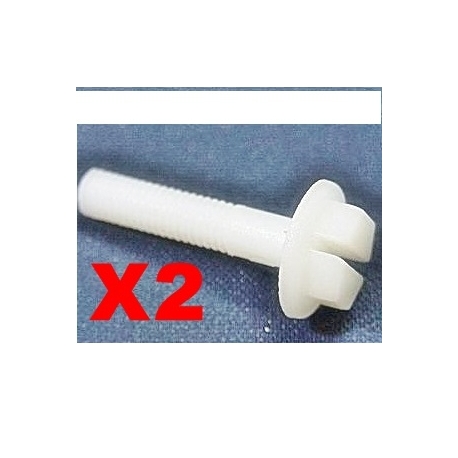 LOT DE 6 STOPEURS  DOMINOS M2  POUR TRINGLERIE JUSQU'A 1.2mm  