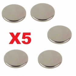 Lot De 25 Aimants En Hématite - Pierres Magnétiques Pour Frigo, Jeux D'échecs, Tableaux... Multifonction Et Design Moderne