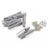 LOT 10 CHAPES NYLON M2  OUTDOOR  29mm + VISSERIE