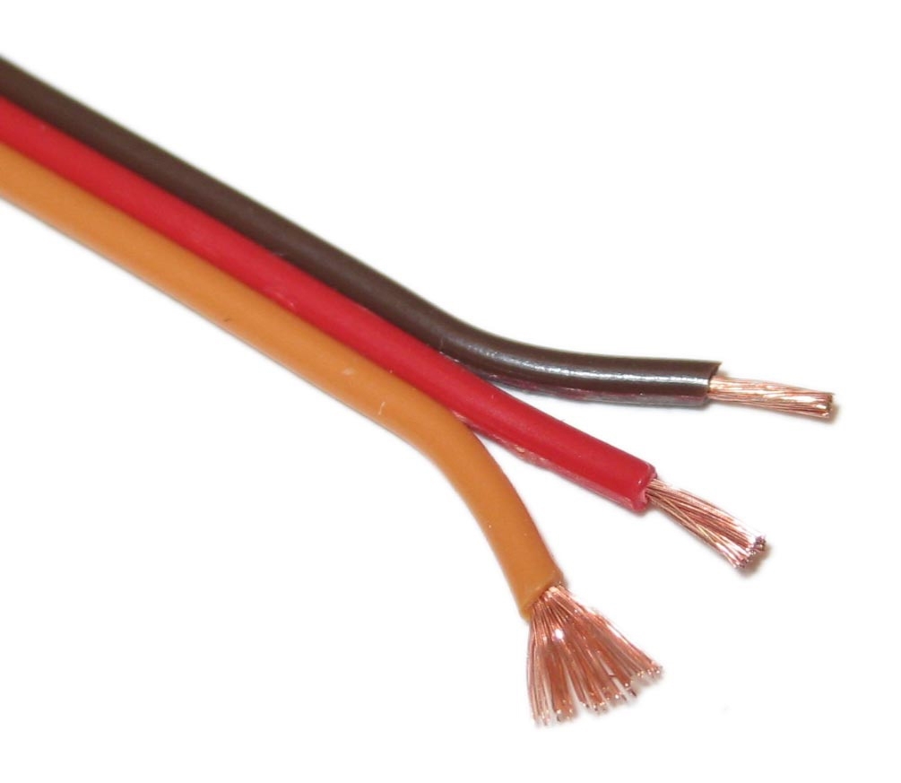 33 Pieds AWG 22 Orange Rouge marron Servo Fil câble dextension Servo pour RC Produit 