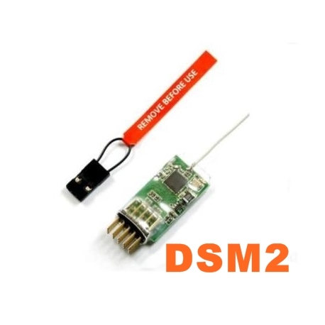 MICRO RECEPTEUR 4g MX4  2.4GHZ  4 VOIES  COMPATIBLE DSM2 SPEKTRUM / JR