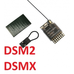 MICRO RECEPTEUR 2.47g LEMON RX  2.4GHZ  6 VOIES  COMPATIBLE DSM2 DSMX SPEKTRUM