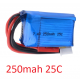 BATTERIE TURNIGY 7.4V 138mha 10C F3P