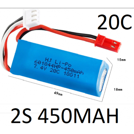 LI-PO ECO  7.4V 450 mah 20C 