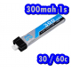 BATTERIE LIPO  1S 3.7V  300mah 30/60C 