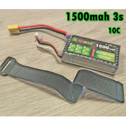 batterie lipo 11.1v 1500 MAH  25c MYSTERY