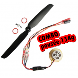 COMBO "" 13g ""  NANO BRUSHLESS D1400 KV2000 +  ESC 7A  TRACTION 90g