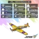 COMBO MICRO HAWKER HURRICANE 3 AXES SHORT KIT DEPRON