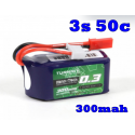 BATTERIE TURNIGY NANO-TECH  11.1v  300mah  50/100C