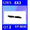 HELICES  GWS EP-5030  5X3 PAR 2 PIECES