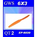 HELICES TYPE GWS EP-6030  6X3 PAR 2 PIECES