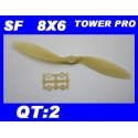 HELICE TYPE GWS "TOWER PRO " SLOW FLYER 8X6  PAR 2 PIECES