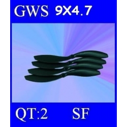 HELICES TYPE GWS 9X4.7 SLOW FLYER PAR DEUX PIECES