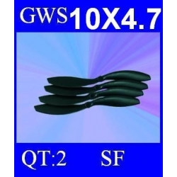 HELICES TYPE GWS 10X4.7 SLOW FLYER PAR DEUX PIECES