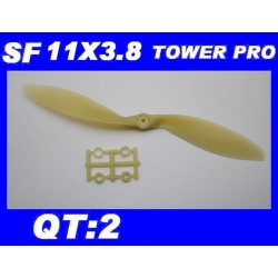 HELICE TYPE GWS "TOWER PRO " SLOW FLYER 11x3.8  PAR 2 PIECES